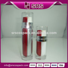 Dual Tube Lotion Bottle And 20ml 40ml Capacity Cosmetic Bottle For Body Care , Plastic Acrylic Two Side Cosmetic Bottle